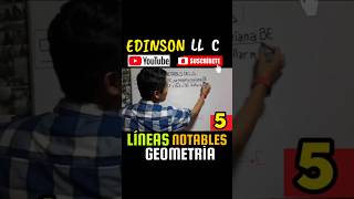 LÍNEAS NOTABLES  EJERCICIOS RESUELTOS  GEOMETRÍA matematicas facil divertido [upl. by Dorion51]