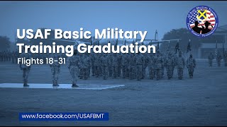 USAF Basic Military Training Graduation Ceremony Flights 1831  November 30 2023 [upl. by Aliak324]