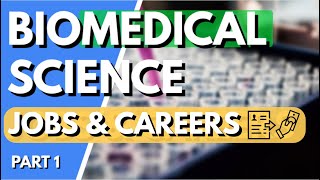 JobsCareer Paths with Biomedical Science degree all levels BScMScPhD  Biomeducated [upl. by Assadah]