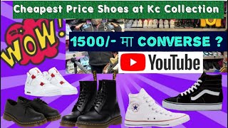 1500 ma Converse😱 Cheapest price shoes at kccollection gongabu kathmandu trending viralvideo [upl. by Valerian487]