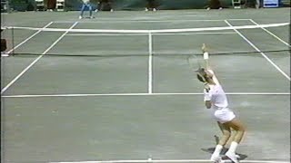 Agassi vs Lendl Forest Hills 1989 [upl. by Ainalem]