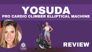 YOSUDA Pro Cardio Climber Stepping Elliptical Machine 3 in 1 Elliptical Total Body Fitness REVIEW [upl. by Atiuqrahs]