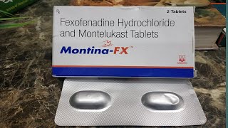 Montina FX Tablet Benefits Uses Dose side effects  Medical Gyan [upl. by Mercuri]