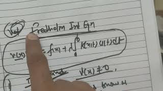 Integral Equations Fredholm amp Volterra Integral Equations Formula revision [upl. by Peadar]