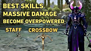 Throne and Liberty Best Staff Crossbow Skills to Deal Massive Damage and Become Overpowered [upl. by Odlanor108]