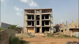 Building in Ghana Accra east legon hills 9 units rooftop with pool cost and analysis 1 year update [upl. by Asirrom]