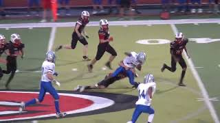 Jackson Cote 8th Grade Football LCMS Highlights vs TJ September 2024 [upl. by Holmen]