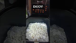 Air Fryer Popcorn l How to make popcorn in the air fryer short shorts shortsfeed [upl. by Ainex636]