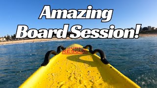 BONDI EARLY MORNING ADVENTURES PART 2 RESCUE BOARD SESSION [upl. by Zetniuq]