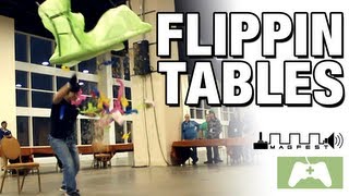 Flipping Tables in SLOW MOTION MAGFest 11 [upl. by Anyrb862]