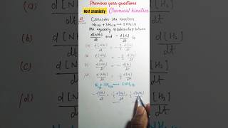 Q13chemicalkineticsclass12 neet chemistry jeemain previousyearquestions [upl. by Einnol]