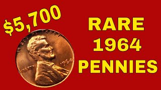 Rare 1964 pennies worth money Valuable pennies to look for [upl. by Sapphera]