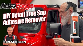 HowTo remove adhesive with DIY Detail Tree Sap Remover [upl. by Naes]