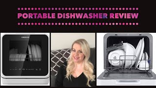 Farberware Counter Top Dishwasher Review 😍 [upl. by Nedroj]