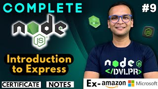 🚀🔥 Lecture 9 Introduction to expressjs  NodeJS Complete Course ❤️ in Hindi  Notes Certification [upl. by Tyson318]