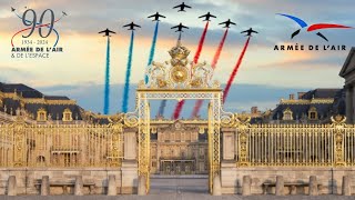 MEETING AU CHATEAU DE VERSAILLES POUR LES 90 ANS DE LARMEE DE LAIR [upl. by Torrie]