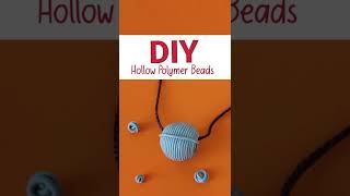 How to make polymer clay beads [upl. by Dunkin]