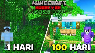 100 Hari Di Minecraft Hardcore Tapi Jungle Only [upl. by Saylor]