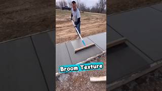 Transforming Concrete with a Broom 🧹✨ unique and interesting surface 💥 shortvideo shortsfeed [upl. by Notliw]