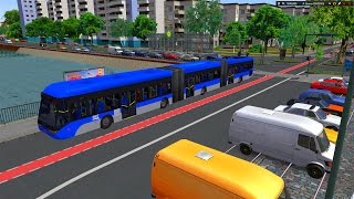 OMSI 2 Quadbus Brt Biarticulado Linha M1 Mapa Winesburg 2015  G27 OMSI2 OMSI [upl. by Kaplan]