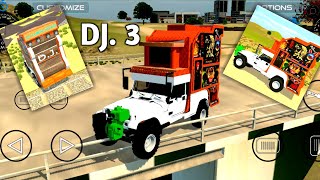 Indian vehicles simulator 3D pickup modified DJ 3 off road gameplay Bolero N sCaRpio amp thar modified [upl. by Joslyn]