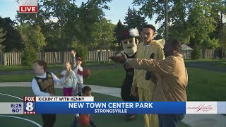 Brand new Strongsville public park scores big with young basketball players [upl. by Gora]