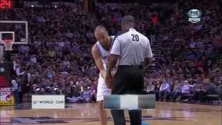 Ginobili gives referee a Tfoul [upl. by Leifer797]