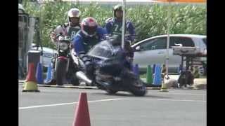 2012 7 29 Dunlop Moto Gymkhana Masaki 選手 GSXR1000 heat 2 [upl. by Anahcar]