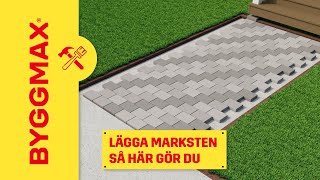 Lägga marksten så här gör du [upl. by Nared376]