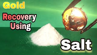 Gold Recovery Using Salt  Recover Gold From Gold Plated Pins  Electrolysis Gold Recovery [upl. by Rothberg]