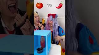 Hot Dog Vs Chili Sauce Eating Challenge 😅 foodchallenge lovehumanity shortvideo [upl. by Nnairrehs]