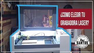 Como escoger la mejor grabadora laser Los mejores TIPS para comprar [upl. by Ardnaeel]