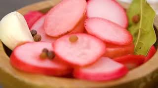 Easy Pickled Radish Recipe  Cooking With Joy [upl. by Anol]