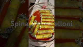 Spinach cannelloni with ricotta cheese [upl. by Enier]