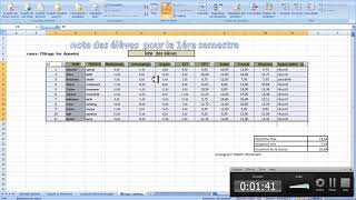 Excel 2007 filtrer un tableau et trier les données [upl. by Farrow]