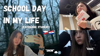 SCHOOL DAY AS AN EXCHANGE STUDENT🌨️🇨🇿 [upl. by Macgregor813]