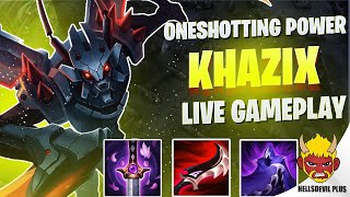 Khazix Oneshotting Power Is UNREAL  Wild Rift HellsDevil Plus Gameplay [upl. by Anirehs]