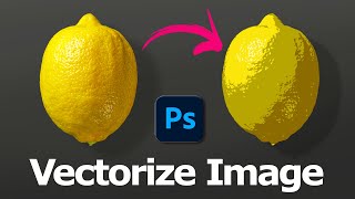 How to convert PNG to vector in Photoshop 2023  Vectorize Image to SVG [upl. by Morlee]