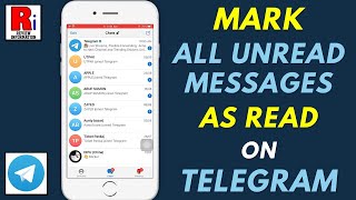 How to Mark All Unread Messages As Read At Once on Telegram [upl. by Ettennyl]