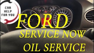 FORD SERVICE RESET  HOW TO RESET SERVICE LIGHT ON FORD  2010 FORD FOCUS SERVICE LIGHT RESET METHOD [upl. by Osithe517]