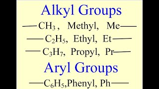 What are Alkyl and Aryl GroupsAlkyl and Aryl groups formation and naming in Organic Chemistry [upl. by Olivero844]