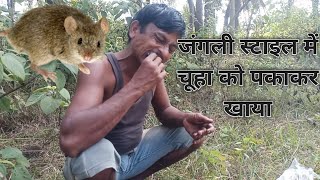 चुहे का मांस पकाना और खाना  Rat Meat Recipe  MouseHuntingNepali Village LifeFishing Man [upl. by Ayatan406]