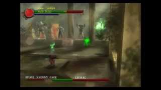 MK Shaolin Monks  Reptile VS Ermac boss fight [upl. by Erastes]