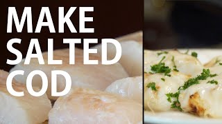 How to Salt Cod  Bacalhau Recipe [upl. by Robbert237]