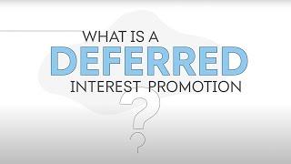 Deferred Interest Promotions  Synchrony [upl. by Aundrea]