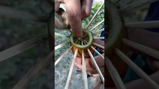 Bushcraft skills Fishing net with gourd camping survival bushcraft outdoors skills sentohub [upl. by Heeley31]