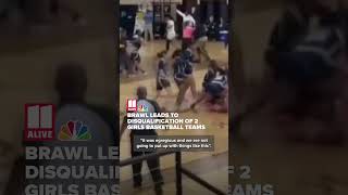 Benchesclearing brawl leads to disqualification of 2 Georgia high school girls basketball teams [upl. by Veronique]