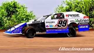 iRacing Dirt UMP Modifieds at Lernerville [upl. by Oirelav]