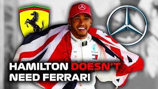 Lewis Hamilton Doesnt Need Ferrari [upl. by Naloj700]