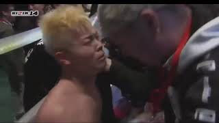 Floydmayweather Tenshin Tenshincrying TENSHIN NASUKAWA Crying after loss to FLOYD MAYWEATHER [upl. by Kelson178]